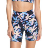 Fitness kraťasy Roxy Heart Into It Biker Printed anthracite kiss XL 23/24 - Odosielame do 24 hodín