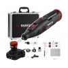 Parkside Performance mini brúska PPFBSA 12 A1 12V + akumulátor 2 Ah + nabíjačka