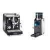 La Pavoni Cellini Classic, black + Rancilio Rocky Doserless