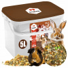 Gryzek krmivo zmes 2,5 kg škrečok, kosatka, králik, myš, myšiak, potkan, činčila, morča, veverička