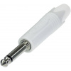 Neutrik NP2X-WT jack konektor 6.35 mm zástrčka, rovná Pólů: 2 mono bílá 1 ks