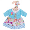 Bigjigs Toys Tyrkysové šaty so svetrom pre bábiku 28 cm Bigjigs Toys Tyrkysové šaty so svetrom pre bábiku 28 cm