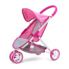 MILLY MALLY Detský golfový kočík pre bábiky Susie Prestige Pink 63x38x62 ružová