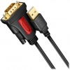 AXAGON aktívny prevodník z USB-A (2.0) na RS-232 / ADS-1PSN / Čip Prolific / 1,5 m