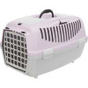 Transportný box CAPRI II, XS-S: 37x34x55cm (max. 8kg) - svetlo šedá/svetlá lila