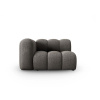 Tmavosivý modul pohovky (ľavý roh) Lupine – Micadoni Home