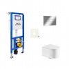 Závesný WC set do ľahkých stien / predstenová SAT SIKOJSREX72CR