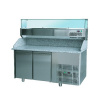 Stôl pizza, 2 x dvere, s chl. vitr. 7xGN1/4 (SCHP-2D)