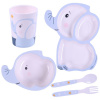 Sada detského riadu 5D pre deti - Slon