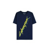 Cyberpunk 2077 CyberPunk - Logo Men's Short Sleeved T-shirt Velikost: S, Barva: Blue