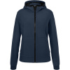 James & Nicholson Bunda JN 1145 s kapucí, softshellová, dámská COT02114585704-navy/navy XL Navy
