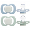 b.box Cumlíky silikónové 6m+, 2ks - GLOW sky/sage