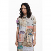 Dámská košile DESIGUAL 25WWCW18 6063 CAM PHOTOPOSTAL 6063 BROWN velikost XL