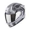 Moto přilba SCORPION EXO-1400 EVO II AIR LINART šedo/bílá XL
