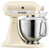 KitchenAid robot Artisan 5KSM185PSEAC mandlová + Akční set Zwilling Gourmet block s noži 6 ks, hnědá