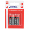 baterie Verbatim 1,5 AAA 4-pack blistr