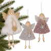ANJELIKY ZÁVESNÉ OZDOBY NA VIANOČNÝ STROMČEK VIANOCE 3 ks VIANOČNÉ OZDOBY NA STROMČEK