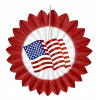Papierová rozeta Vlajka USA dekorácia 50 cm