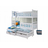 Trojposchodová posteľ ANKA 80x180 pre deti (Trojposchodová posteľ ANKA 80x180 pre deti)