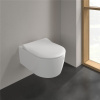 VILLEROY & BOCH Avento Combi-Pack, závesné WC s DirectFlush + WC sedátko s poklopom SlimSeat, s QuickRelease a Softclosing, biela alpská, 5656RS01