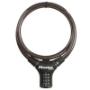 Master Lock Oceľové kombinačné lanko na bicykel 8229EURDPRO - 0,9m čierne
