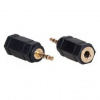 Redukcia AQ stereo 3,5 mm jack samica - 2,5 mm jack samec (xaqcaa408)