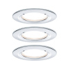 Paulmann Nova vstavané svietidlo do kúpeľne sada 3 ks LED LED 18 W IP44 chróm (lesklý); 93499