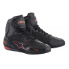 boty FASTER-3 DRYSTAR, ALPINESTARS (černá/červená fluo, vel. 40,5) M130-456-405