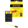 Nabíjačka akumulátorov Paton pre Dual Canon LP-E6 s LCD, USB (PT141583)