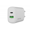 Canyon OnCharge 250, univerzálna nabíjačka do steny, 1x USB-C + 1x USB-A, PD 25W, biela CNE-CHA250-21