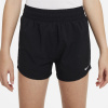 Nike One Big Kids' (Girls') Dri-FIT High-Waisted Woven Training Shorts Black/White 7-8 rokov