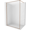 Mexen Kioto-F, sprchová zástena s rámom 70 x 202 cm, 8 mm sklo námraza, profil ružové zlato, 800-070-104-60-30