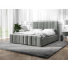 Posteľ MODEL 12 200x200 šedá - MAGIC VELVET 2241