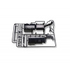 Q-Parts Fuel tank le/ri Scania Tamiya 56379 1/14