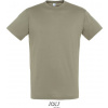 SOL´S REGENT / Pánske tričko s okrúhlym výstrihom - khaki S