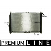 MAHLE Chladič, chlazení motoru BEHR *** PREMIUM LINE *** CR 1310 000P