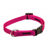 HUHUBAMBOO obojok JEDNOFAREBNÝ popruhový 1x20-35 cm, fuchsia