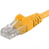 PremiumCord sputp03Y patch UTP, RJ45-RJ45, level 5e, 3m, žlutý