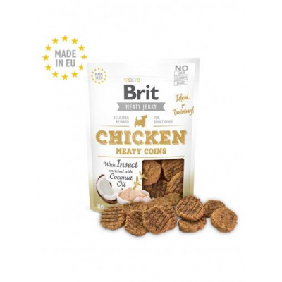 Brit Jerky Chicken with Insect Meaty Coins 200 g