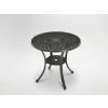 Garden Line Hliníkový stôl „MONDRICH“ ANTIQUE BRONZE priemer 78 x 70 cm OKRÚHLY *4065