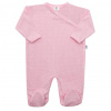 NEW BABY Dojčenský bavlnený overal s bočným zapínaním New Baby Lovely bodky Veľ. 74