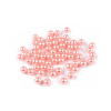 Plastové voskové koráliky / perly Glance Ø8 mm - 20 g F49 pink