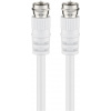 Kábel satelitný, koax F-konektor M/M 15m, 75 Ohm,