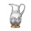 Bohemia Crystal ručne brúsený džbán Prisma Line Gold 1300ml
