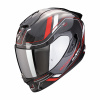 Moto prilba SCORPION EXO-1400 EVO II CARBON AIR MIRAGE čierno/červeno/biela - Veľkosť M