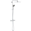 GROHE Vitalio Joy nástenný sprchový systém s termostatom, horná sprcha 1jet EcoJoy priemer 310 mm, ručná sprcha 3jet, chróm, 26400001