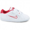 Nike Court Traditional V2 Trainers Girls Childrens White/Pink/Red C10 (dětské)