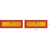 WELLHOX Reflexné tabule TW-P2 / RR 101-01W-71 (2 ks)