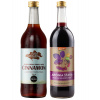 Aronia vom Langlebenhof 100 % BIO šťava z arónie - jarabina čierna, Demeter + Nealkoholický zázvorový nápoj Extra Strong Cinnamon, 750 ml