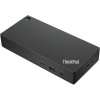 Lenovo ThinkPad USB-C Dock - 90W (2x DP, 1x HDMI, RJ45, 3x USB 3.1, 2x USB 2.0, 1x USB-C, adapter) pripojit max. 3x LCD 40AY0090EU